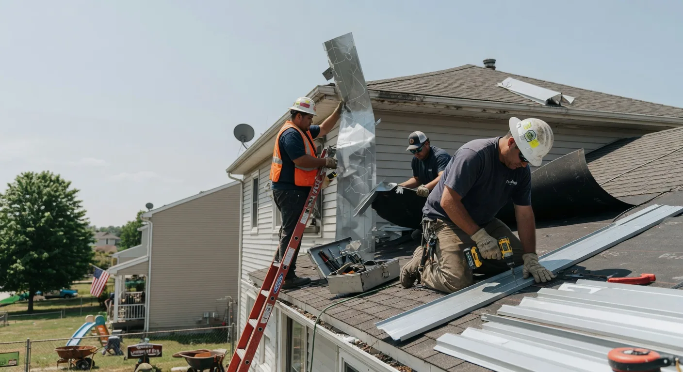 Storm Damage Metal Roof Repair in Quinhagak, AK